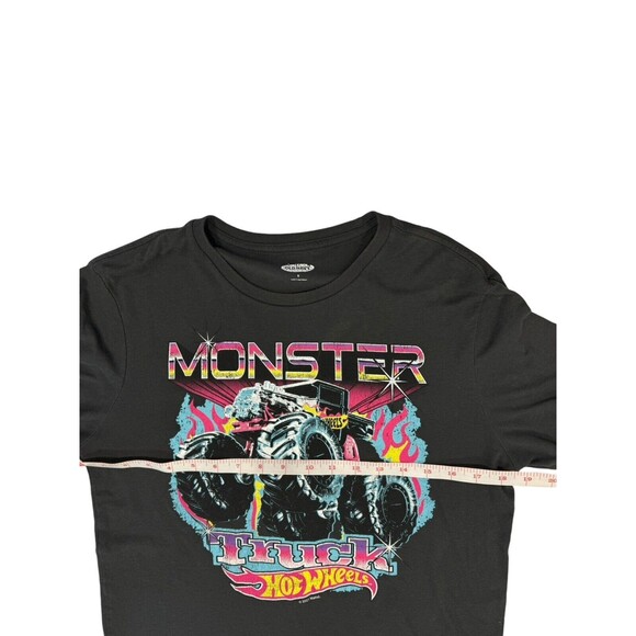 Hot Wheels‎ Monster Truck Gray Graphic T Shirt Adult Size Small Old Navy **hole - Picture 7 of 13